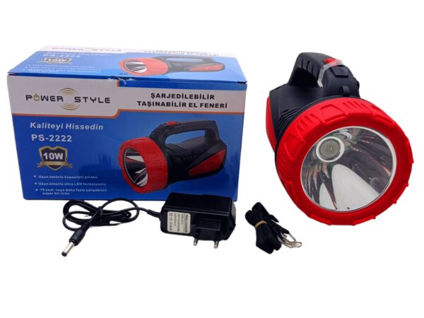 10W LED ŞARJLI EL FENERİ PROJEKTÖR (K0)