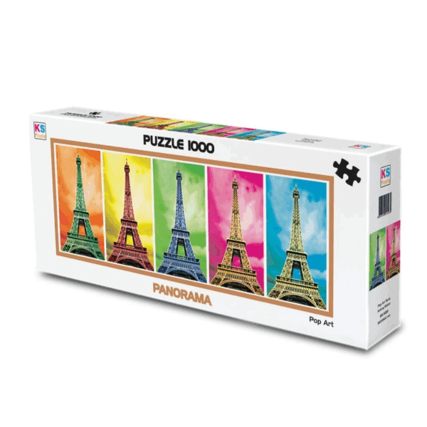 11223 Pop  Paris 1000 Parça Panorama Puzzle -KS Puzzle