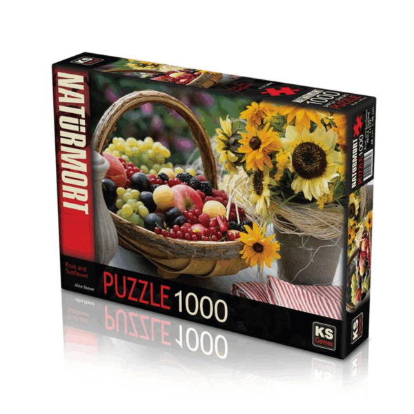 Çocuk 11227 Meyve ve Ayçiçeği 1000 Parça Puzzle -KS Puzzle
