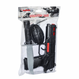 Çocuk 114 Robocop Silah Oyun Seti -Aydede