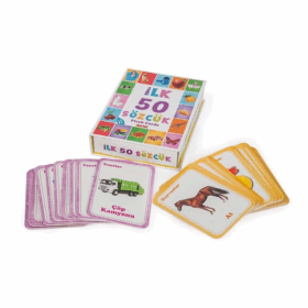 Çocuk 1161  Flash Cards  İlk 50 Sözcük -DıyToy