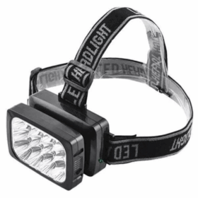 12 Ledli Şarjlı Kafa Lambası Power Ledli Kafa Feneri Tepe Lambası
