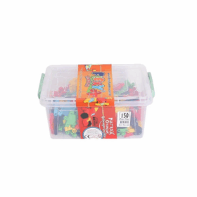 Çocuk 1225 Flexy Tangles Bloklar 150 Parça -Akçiçek