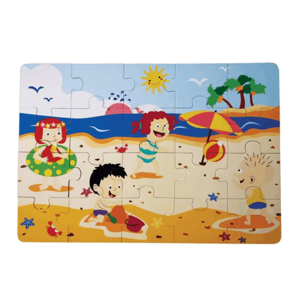 Çocuk 1282-CS Chiva, Ahşap Yer Puzzle