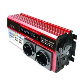 12v 2000w Araç Ve Güneş Enerjisi Uyumlu Modifiye Sinus Inverter Çift Usb Çift Priz Ve Çakmaklıklı (K0)