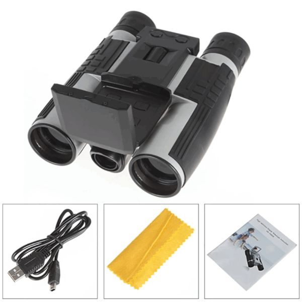 12x32 Zoom Dijital Dürbün Teleskop Kamera 5mp Cmos Sensör 2.0 İnc Tft Full Hd 1080 P Dvr Fotoğraf Video Kayıt Usb Dürbün - Görsel 4