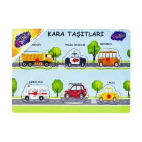 Çocuk 147/148 AHŞAP TUTMALI KARA VE HAVA TAŞITLARI
