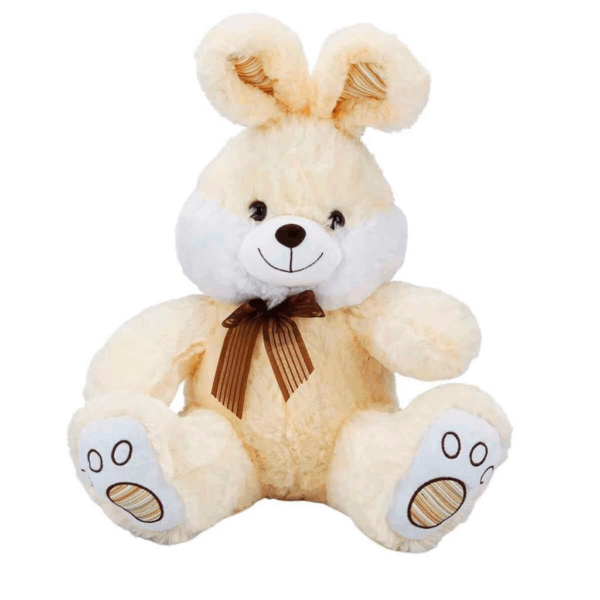 1523 Kurdelalı Tavşan Peluş 40 cm - Görsel 3