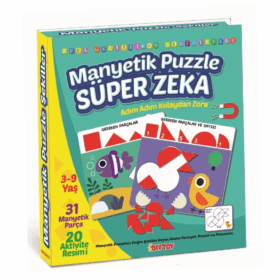 Çocuk 1536 DıyToy Manyetik Puzzle - Super Zeka / 31 Parça Puzzle / 3-9 yaş