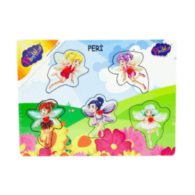 Çocuk 159/160 Onyıl, Ahşap Tutmalı Peri Kızı