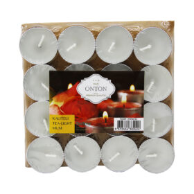 16 ADET  BEYAZ YUVARLAK TEA LİGHT MUM (K0)