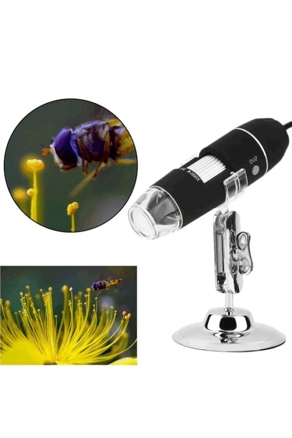 1600x Usb Dijital Mikroskop Kamera Endoskop 8led Büyüteç Metal Standı - Görsel 3