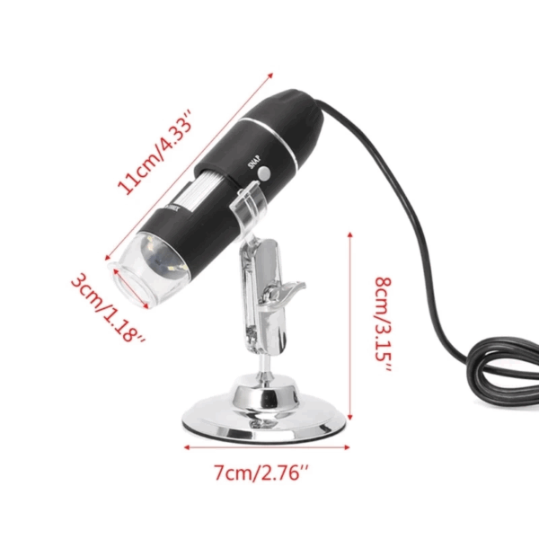 1600x Usb Dijital Mikroskop Kamera Endoskop 8led Büyüteç Metal Standı - Görsel 4