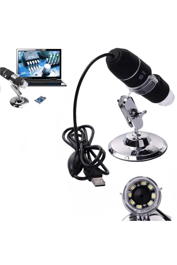 1600x Usb Dijital Mikroskop Kamera Endoskop 8led Büyüteç Metal Standı - Görsel 7