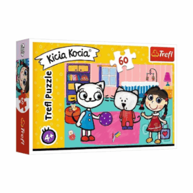 Çocuk 17343 Kicia Kocia Kitty Cat With Friends 60 Parça Puzzle -Trefl Puzzle