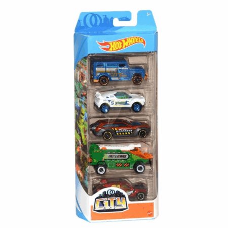 Çocuk 1806 KMP - Hot Wheels Beşli Araba Seti