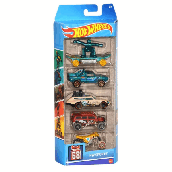 Çocuk 1806 KMP - Hot Wheels Beşli Araba Seti - Görsel 5
