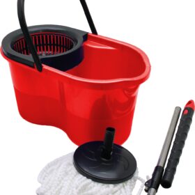 18LT---KUTULU---OTOMATİK DÖNERLİ KOVA MOP TEMİZLİK SETİ (K0)