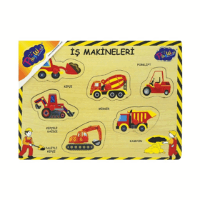 Çocuk 194/195-ONY AHŞAP TUTMALI İŞ MAKİNALARI