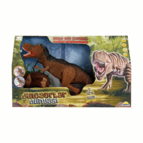 Çocuk 1982 Infrared Kumandalı Sesli ve Işıklı Hareketli Dinozor -Sunman