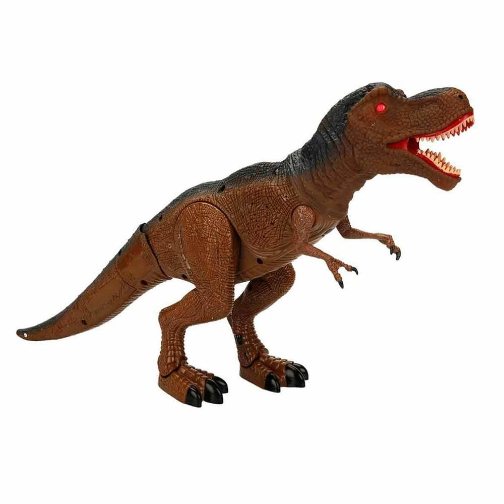 Çocuk 1982 Infrared Kumandalı Sesli ve Işıklı Hareketli Dinozor -Sunman - Görsel 4