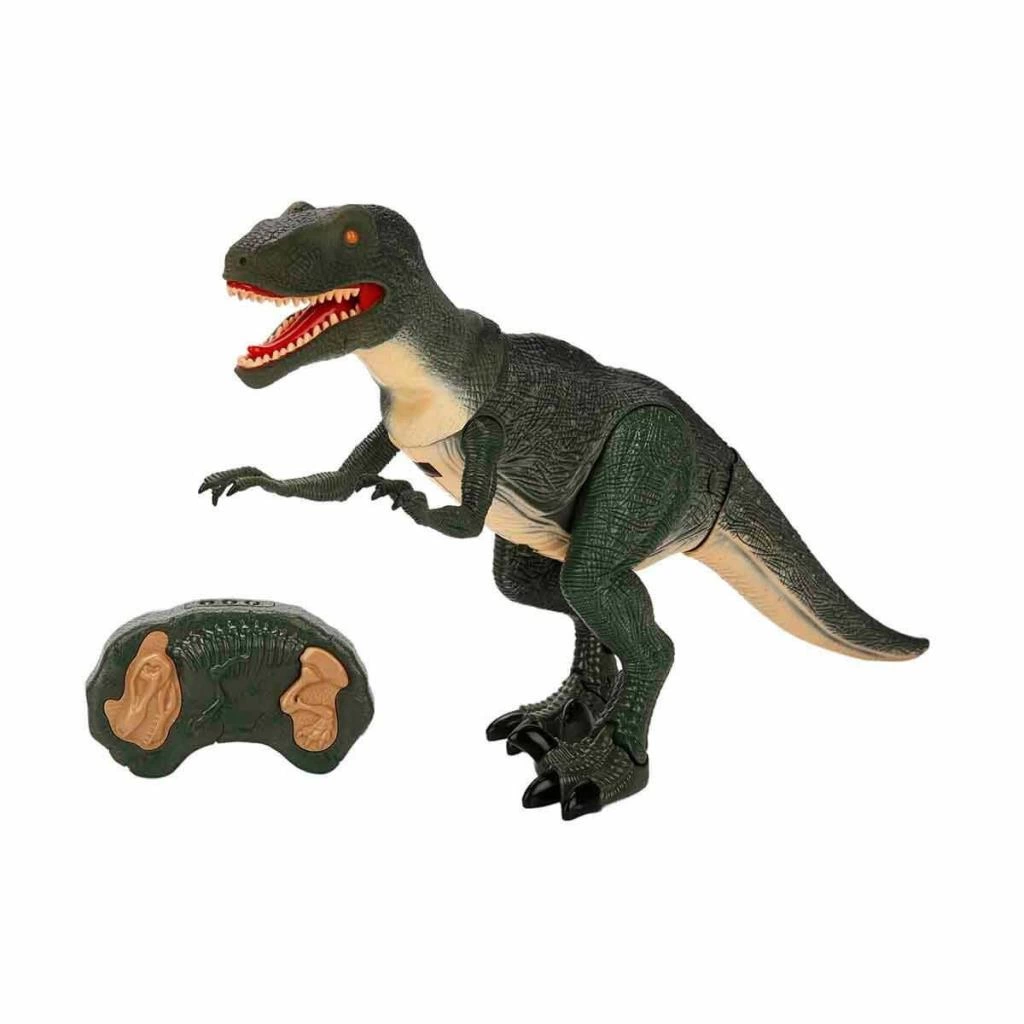 Çocuk 1982 Infrared Kumandalı Sesli ve Işıklı Hareketli Dinozor -Sunman - Görsel 5