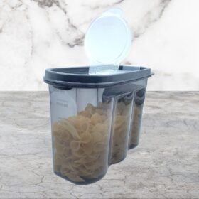2 Kapaklı Ölçekli Erzak Saklama Kabı - 1,2 Litre - SA930 (K0)