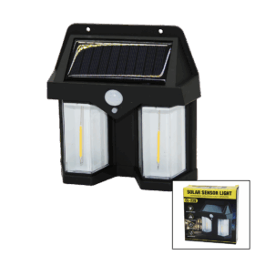 2 LED SOLARLI - SENSÖRLÜ DUVAR LAMBASI 5.5V - 2W (K0)