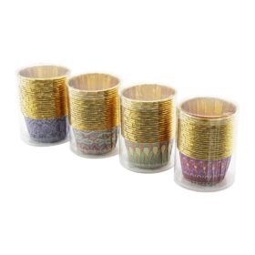20 PCS GOLD - FOLYOLUYUVARLAK - KALIN MUFFİN KAĞIT KEK KAPSÜLÜ (K0)