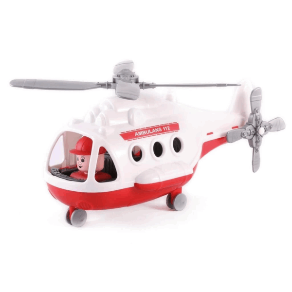 Çocuk 20218 Polesie, Fileli Helikopter  72320-72351-72382-72399-83685 - Görsel 2