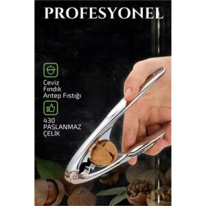 Turk  Fındık Ceviz Kırıcı 304 Paslanmaz Çelik Mink Design