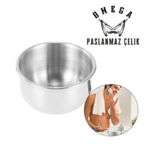 Turk Omega Paslanmaz Çelik Tıraş Tası