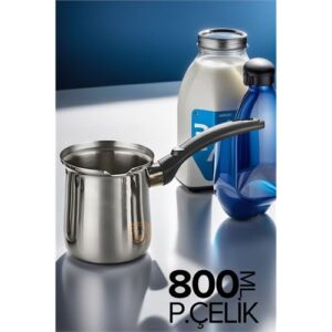 Turk Paslanmaz Çelik Cezve 800 ml