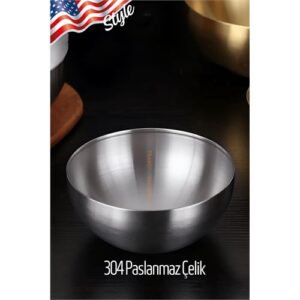 Turk Tıraş Tası 304 Paslanmaz Çelik