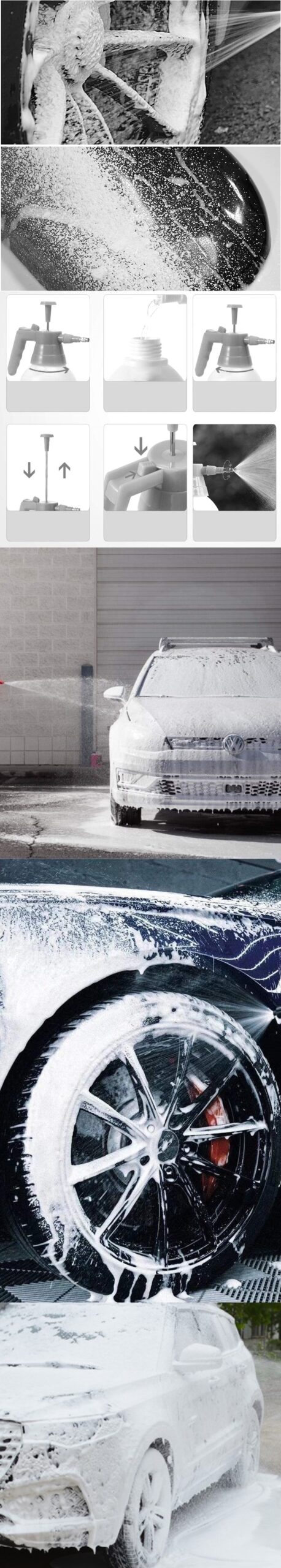 Turk Tronic Basınçlı Köpük Püskürtme Yıkama Sprey Şişe - Görsel 2