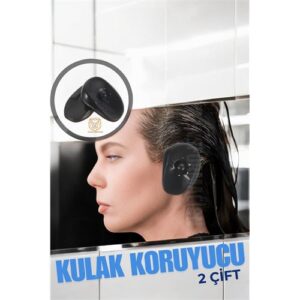 Turk Kulak Koruyucu Saç Boyası Şampuan Kesim İçin 2 TAKIM