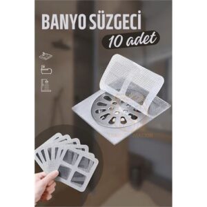 Turk Banyo Gider Süzgeci 10 ADET