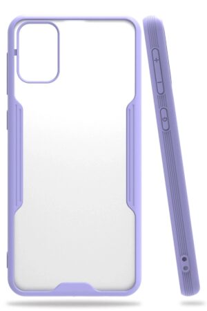 Samsung Galaxy M31 Kılıf Platin Silikon - Lila-(5796)