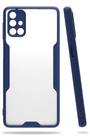 Samsung Galaxy M31S Kılıf Platin Silikon - Lacivert-(5796)