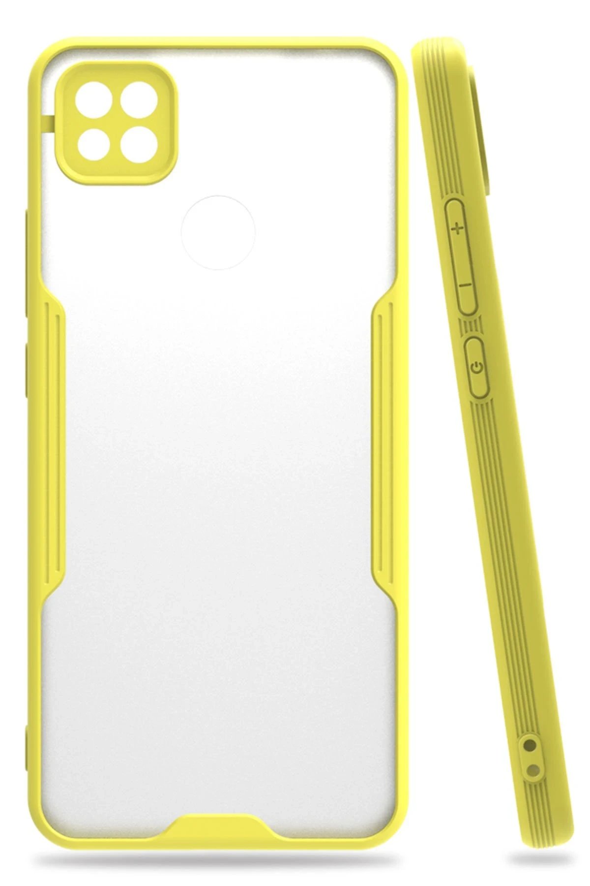 Xiaomi Redmi 9C Kılıf Platin Silikon - Sarı-(5796)