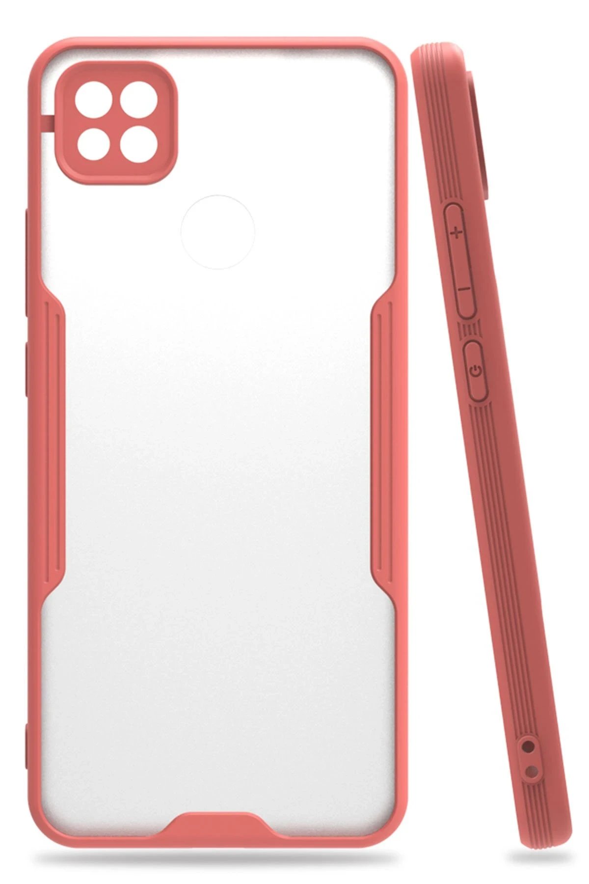 Xiaomi Redmi 9C Kılıf Platin Silikon - Pembe-(5796)