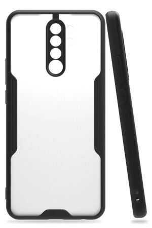 Xiaomi Redmi Note 8 Pro Kılıf Platin Silikon - Siyah-(5796)