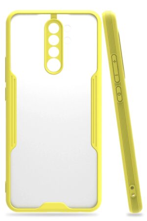 Xiaomi Redmi Note 8 Pro Kılıf Platin Silikon - Sarı-(5796)