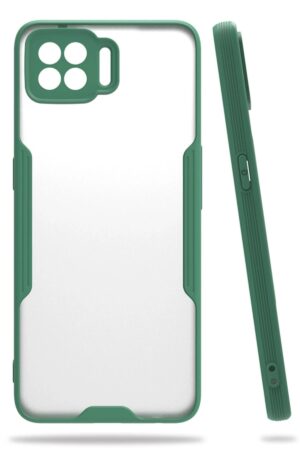Oppo A73 Kılıf Platin Silikon - Yeşil-(5796)