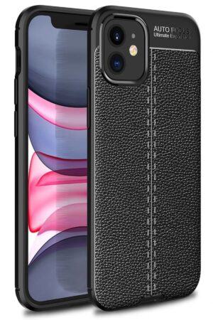 iPhone 12 Mini Kılıf Auto Focus Kapak - Siyah-(5796)