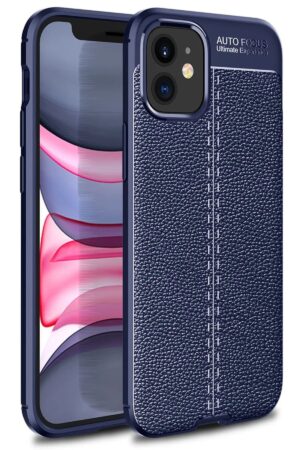 iPhone 12 Mini Kılıf Auto Focus Kapak - Lacivert-(5796)