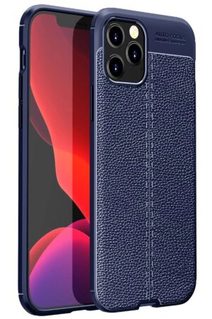 iPhone 12 Pro Kılıf Auto Focus Kapak - Lacivert-(5796)
