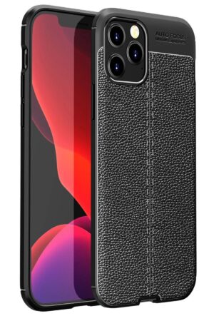 iPhone 12 Pro Max Kılıf Auto Focus Kapak - Siyah-(5796)