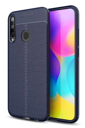 Huawei P40 Lite E Kılıf Auto Focus Kapak - Lacivert-(5796)