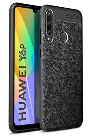 Huawei Y6P Kılıf Auto Focus Kapak - Siyah-(5796)